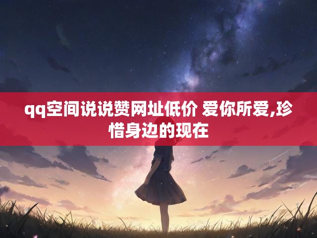 qq空间说说赞网址低价 爱你所爱,珍惜身边的现在